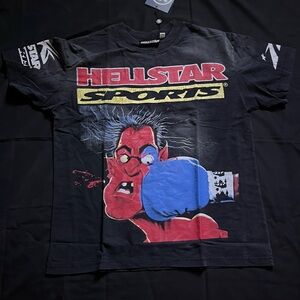 Hellstar boxing shirt with scannable nfc chip✅